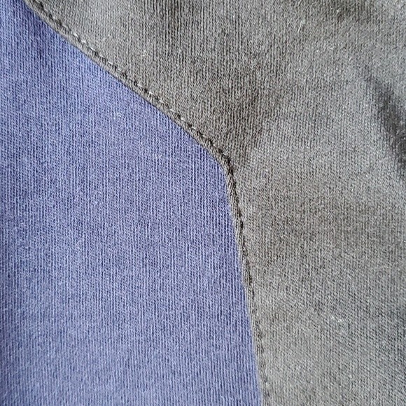 NY & COMPANY BLUE COTTON KNIT SHIFT DRESS SIZE MEDIUM POCKETS - Picture 10 of 10